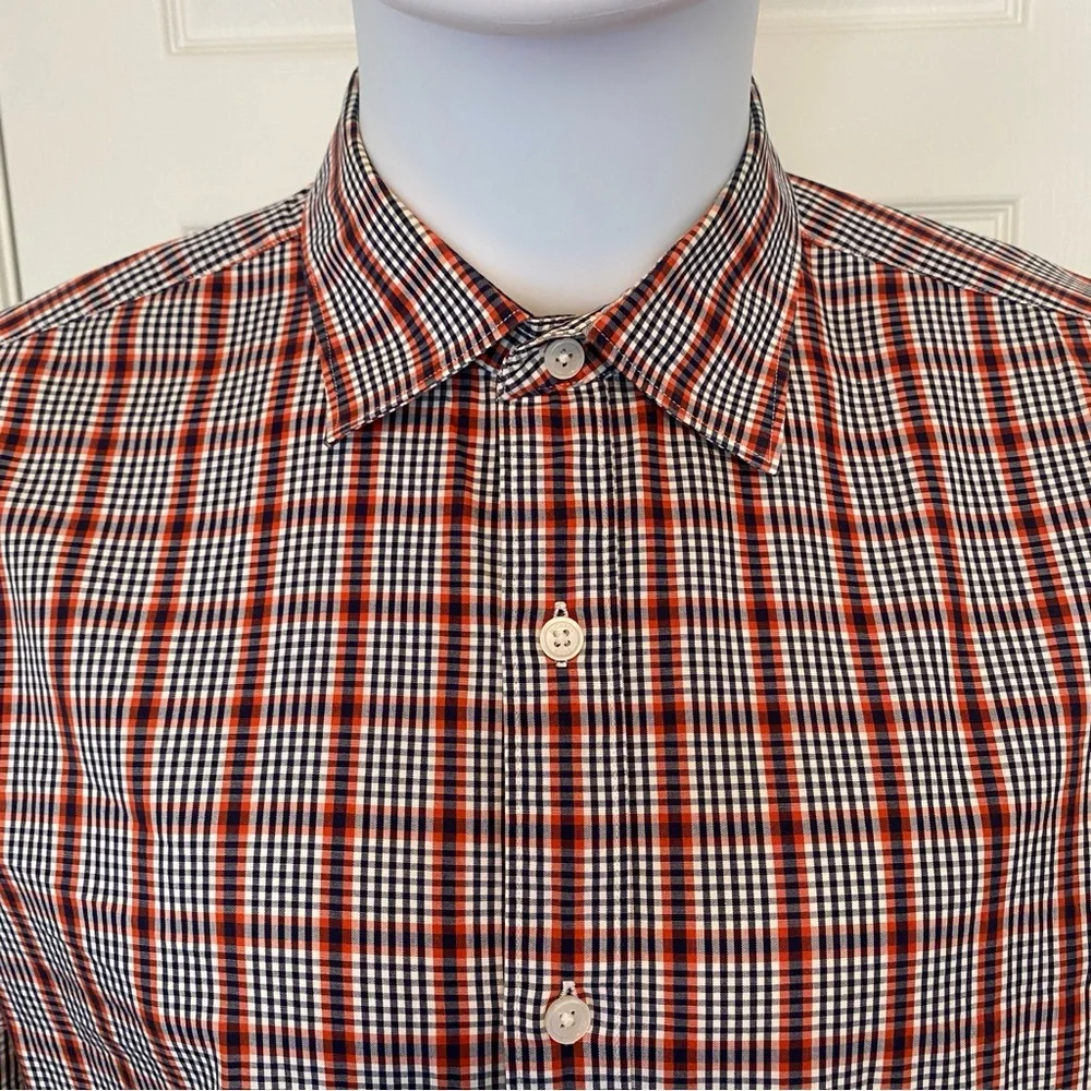 Michael Kors Plaid Button Up Shirt - Picture 3 of 12